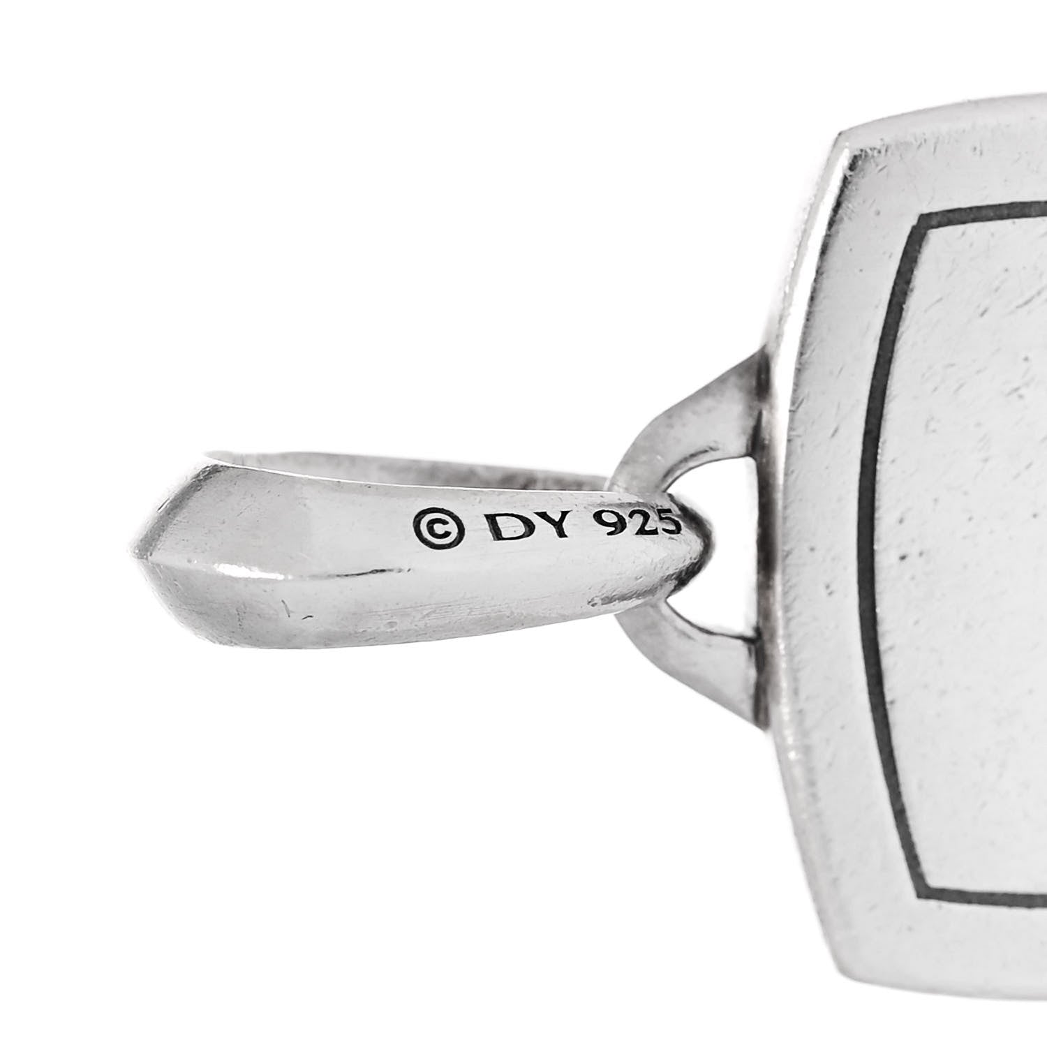 David Yurman Sterling Silver St. Michael Amulet Pendant 4 of 4