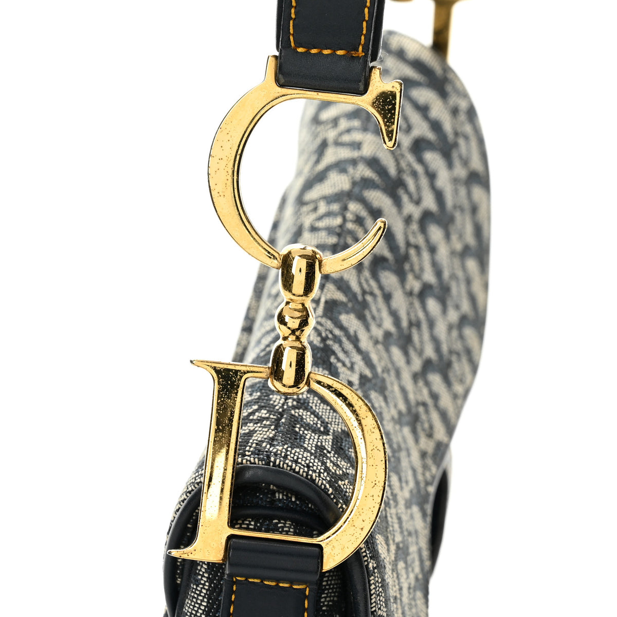 Christian Dior Monogram Saddle Bag Blue 11 of 13