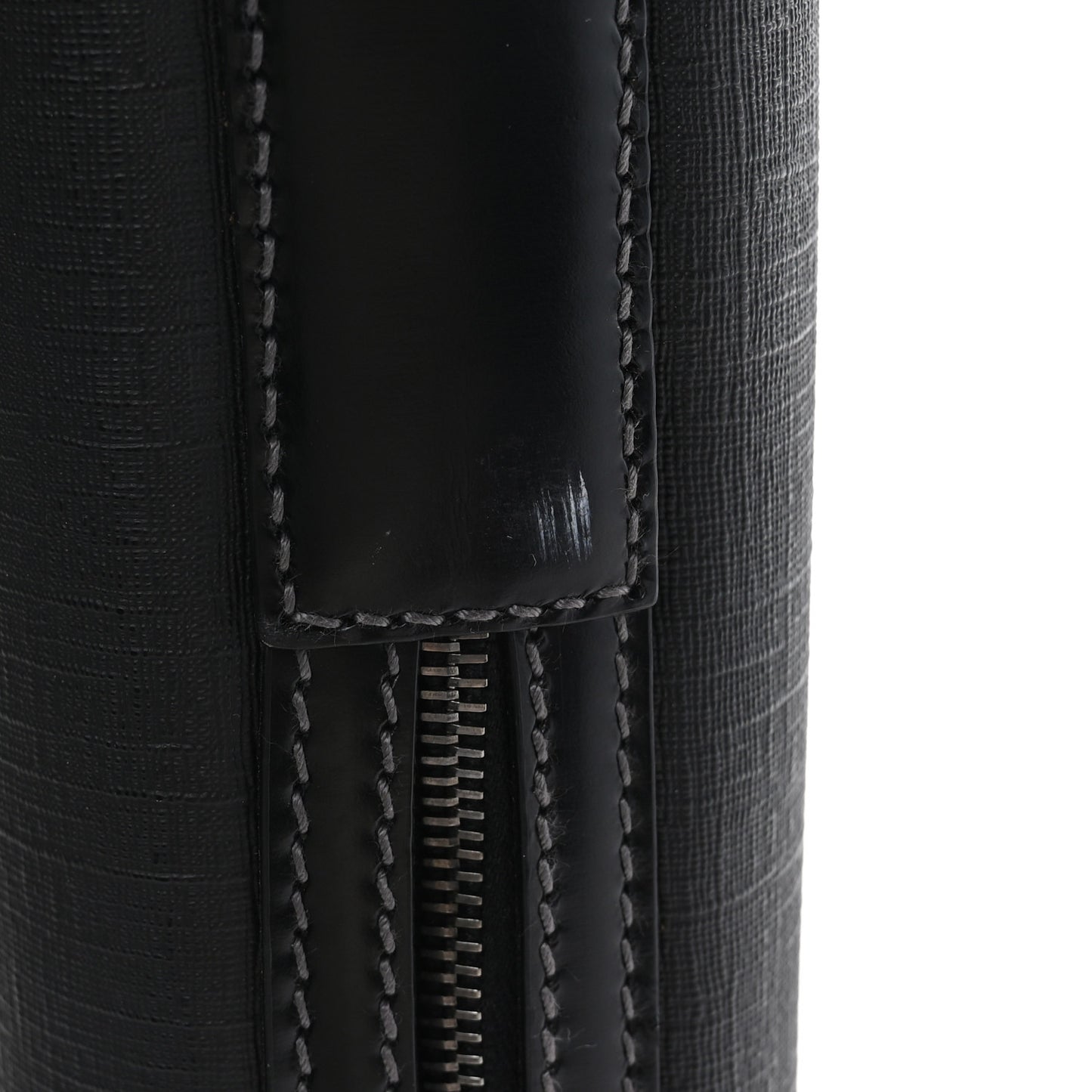 Coated Canvas Interlocking G Large Garment Hard Case Travel Bag Black