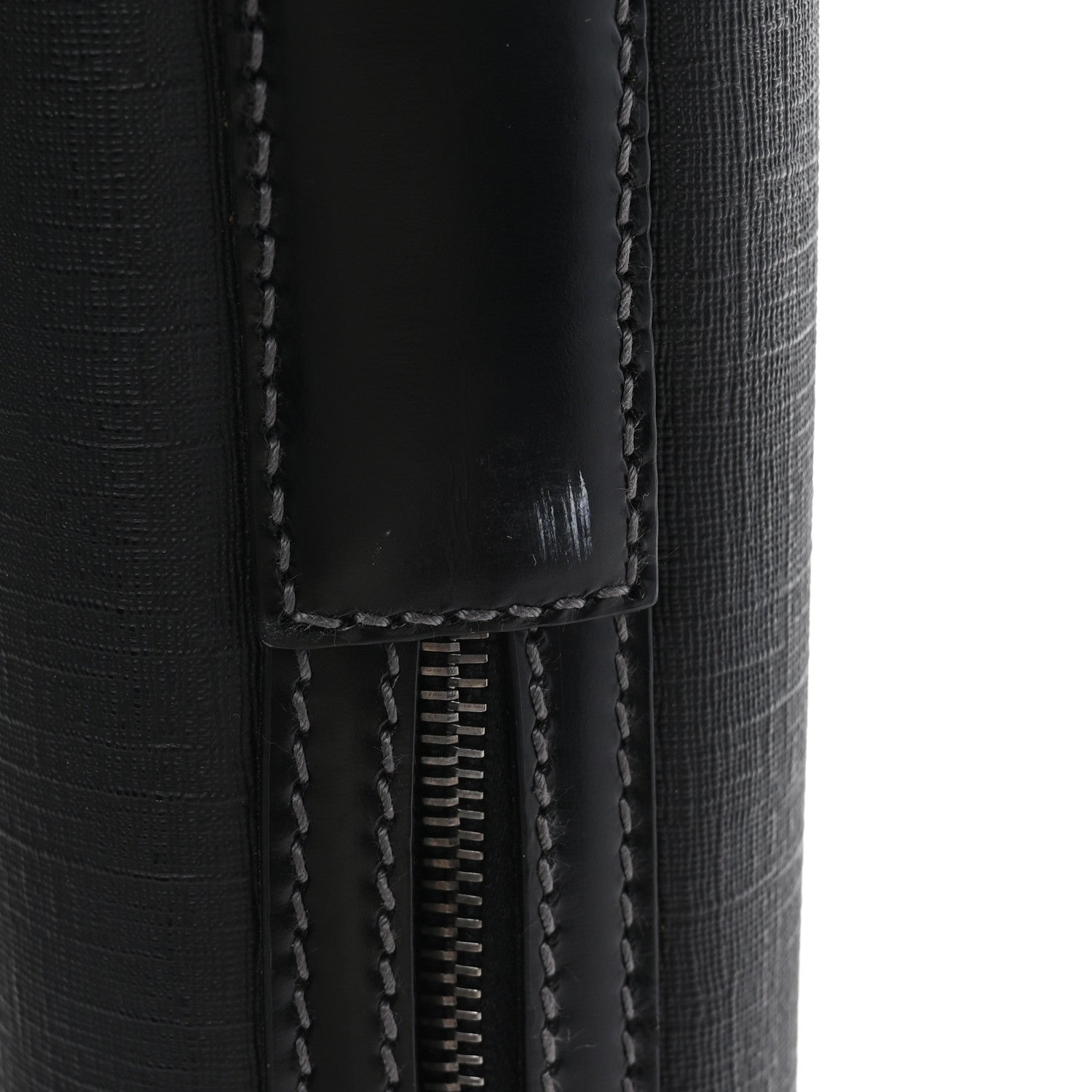 Gucci Coated Canvas Interlocking G Large Garment Hard Case Travel Bag Black 25 of 28