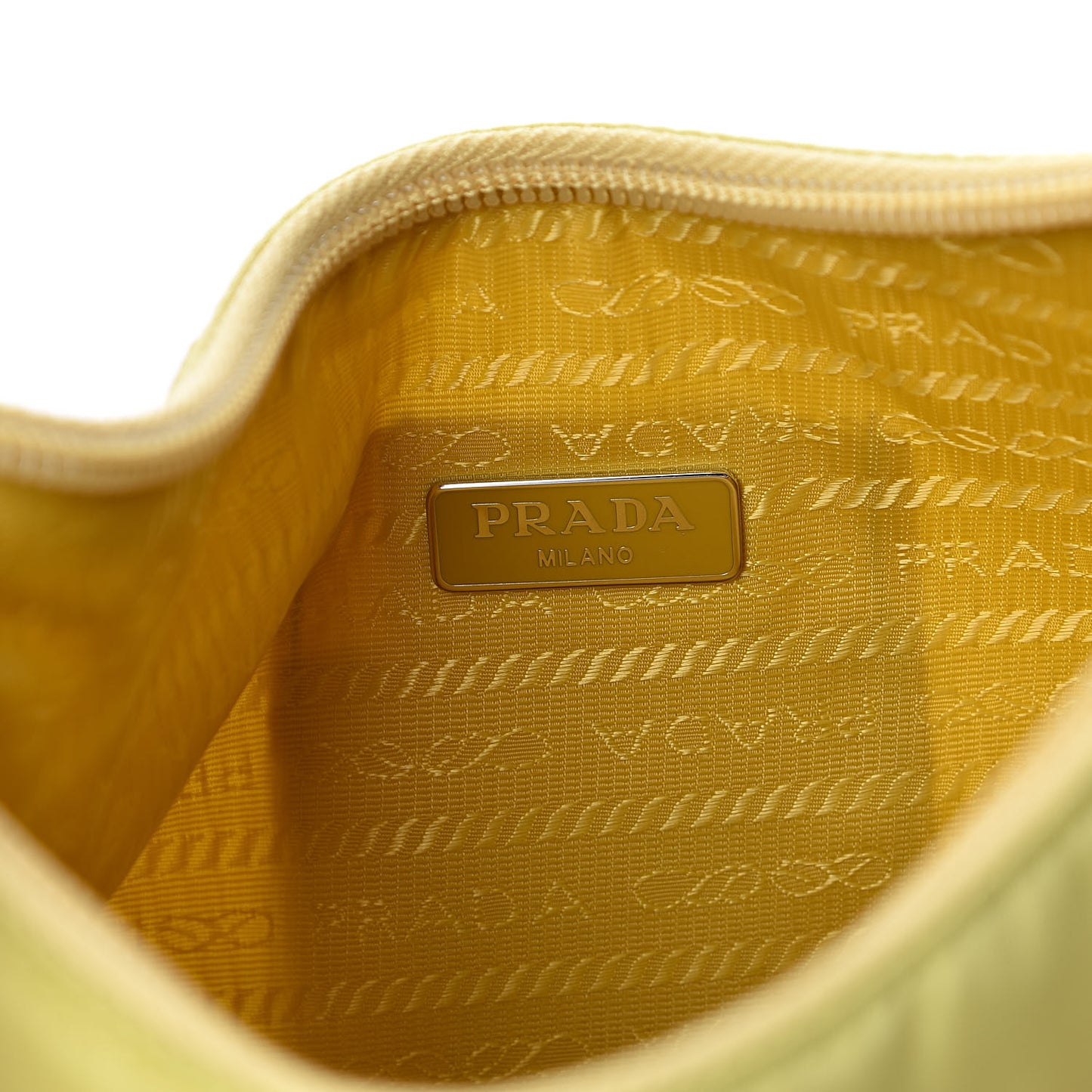 Tessuto Nylon Saffiano Mini Re-Edition 2000 Bag Ananas