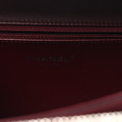 Chanel Metallic Caviar Quilted Medium CC Filigree Vanity Case Silver 6 of 10