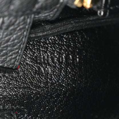 Hermes Togo Kelly Retourne 25 Black 7 of 11