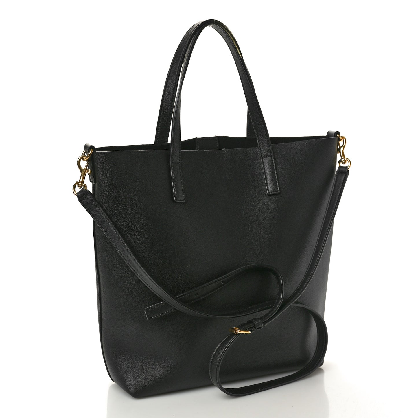 Calfskin Toy Shopping Tote Black