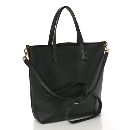 Saint Laurent Calfskin Toy Shopping Tote Black 2 of 11