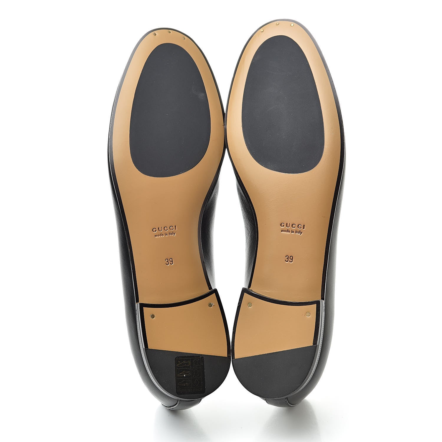 Gucci Calfskin Womens Jordaan Loafers 39 Black 5 of 7