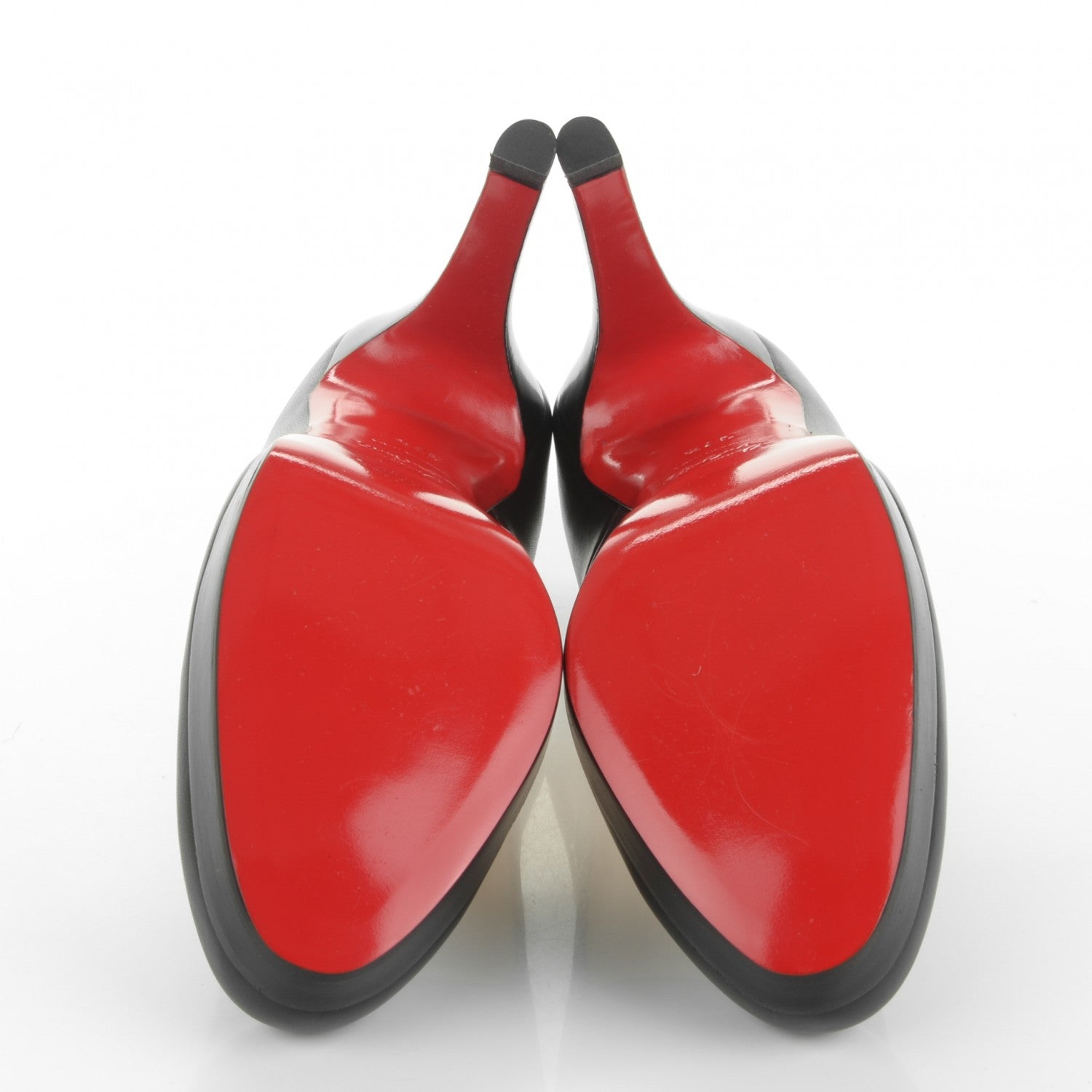 Christian Louboutin Calfskin Bruges 120 Pumps 37.5 Black 5 of 7