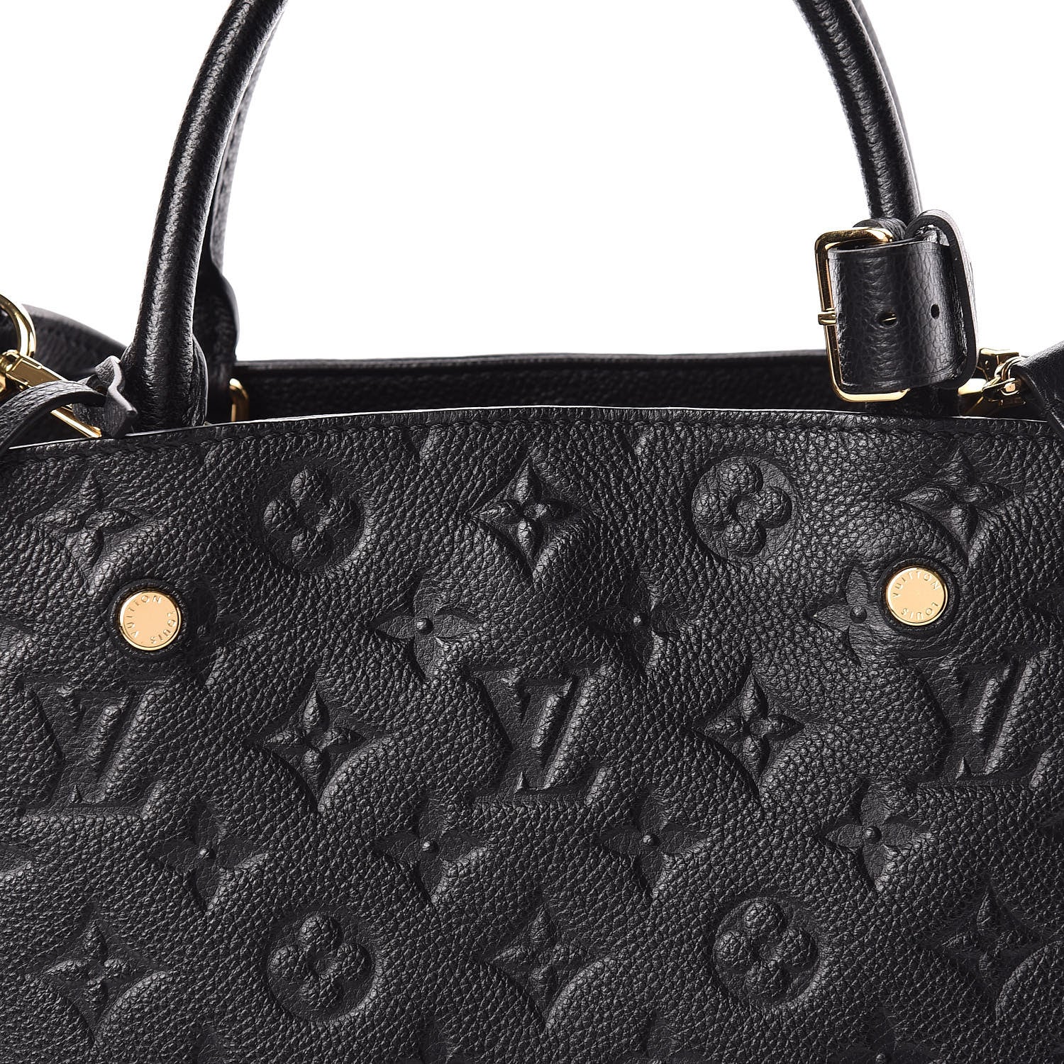 Louis Vuitton Empreinte Montaigne MM Black 9 of 11