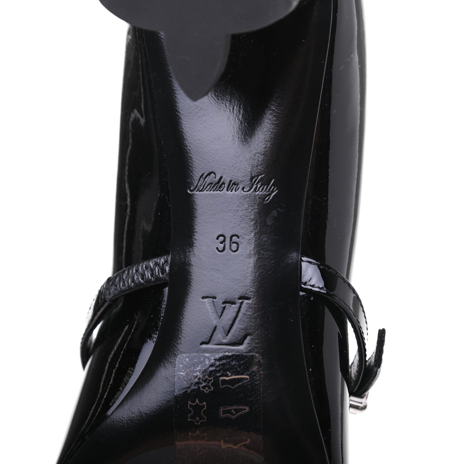 Louis Vuitton Patent Uniformes Silhouette 40mm Pumps 36 Black 6 of 9