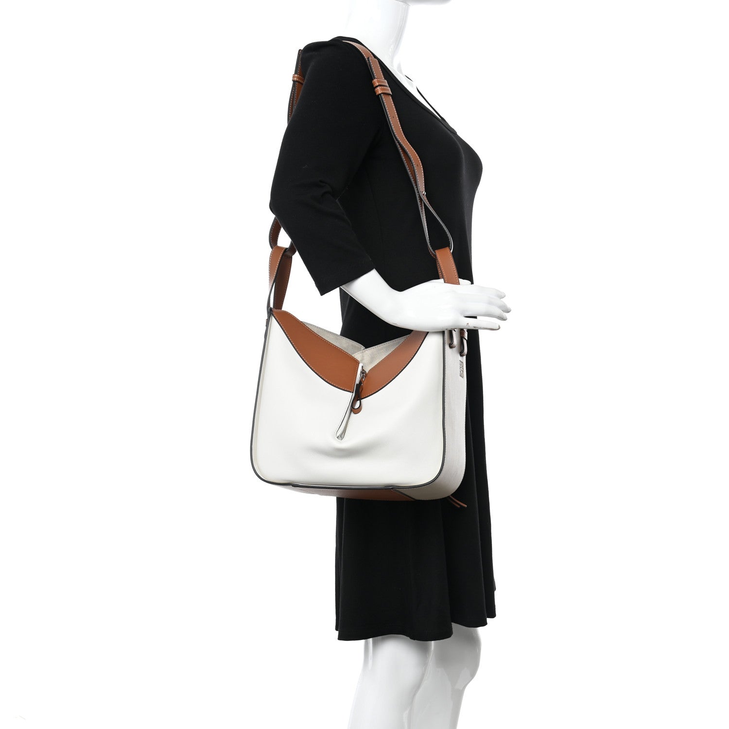 Loewe Calfskin Small Hammock Shoulder Bag Light Oat Tan 2 of 10