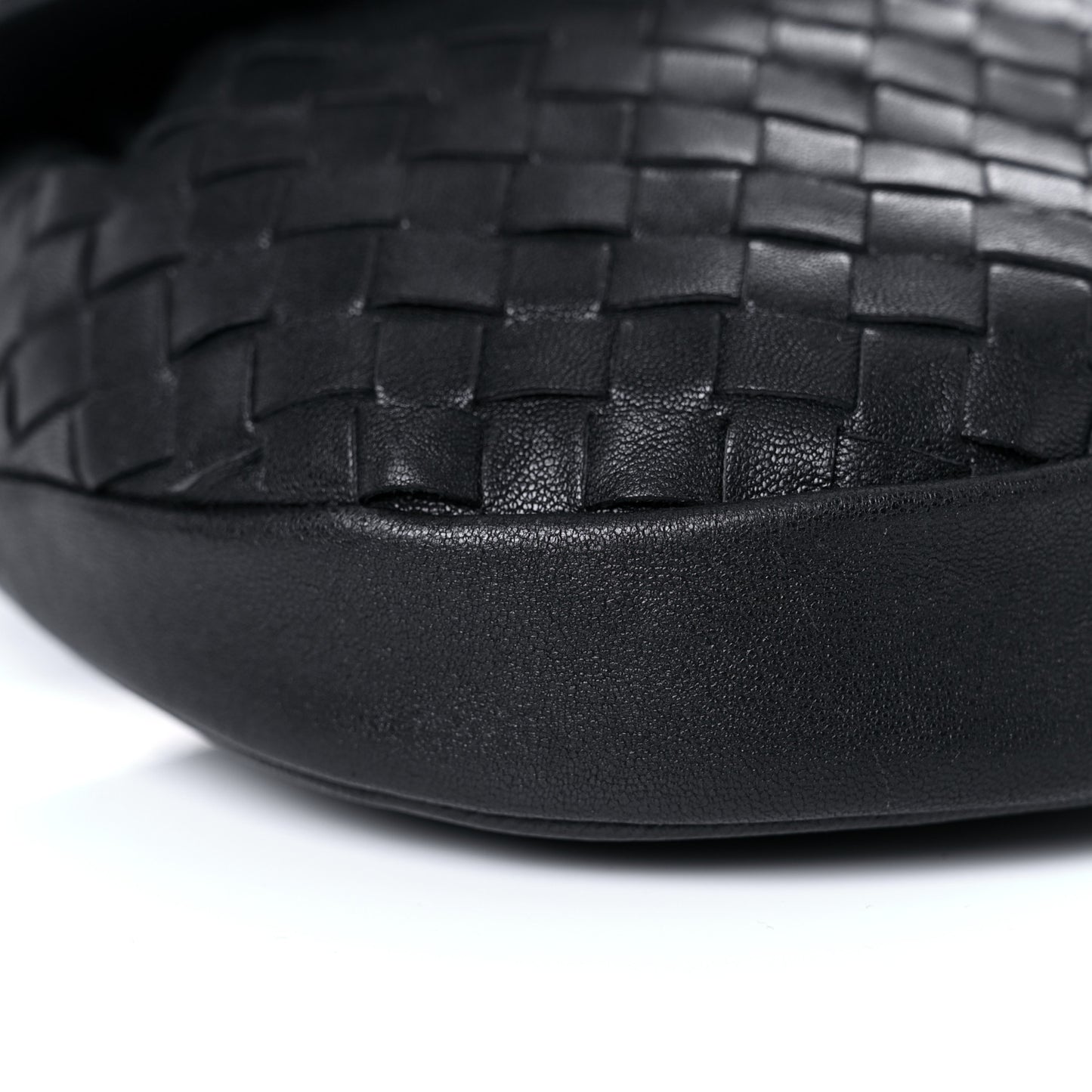 Nappa Intrecciato Belt Bag Nero Black