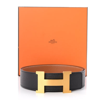 Hermes Epsom 42mm Constance 2 H Belt 100 Gold Black 7 of 7