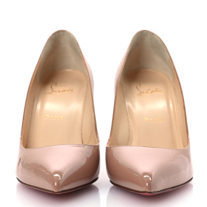 Christian Louboutin Patent Pigalle Follies 85 Pumps 39 Nude 3 of 14