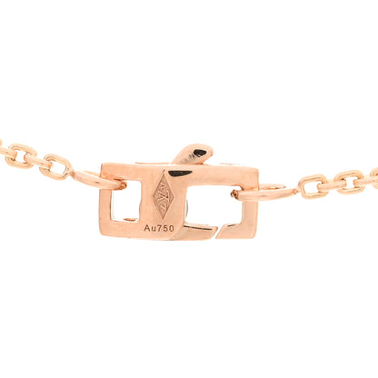 Louis Vuitton 18K Pink Gold Diamond Idylle Blossom LV Pendant Necklace 4 of 4