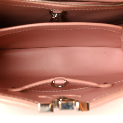 Louis Vuitton Lambskin Quilted Flower Capucines BB Pink 5 of 9
