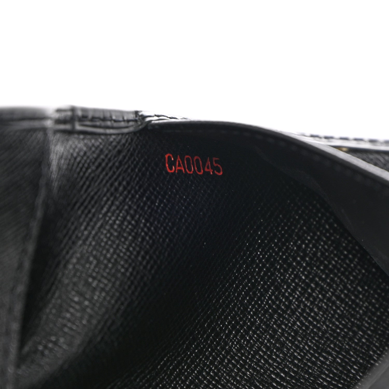 Louis Vuitton Epi Checkbook Organizer Wallet Black 7 of 7