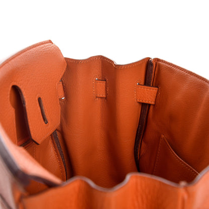 Hermes Taurillon Clemence Birkin 30 Orange 11 of 39