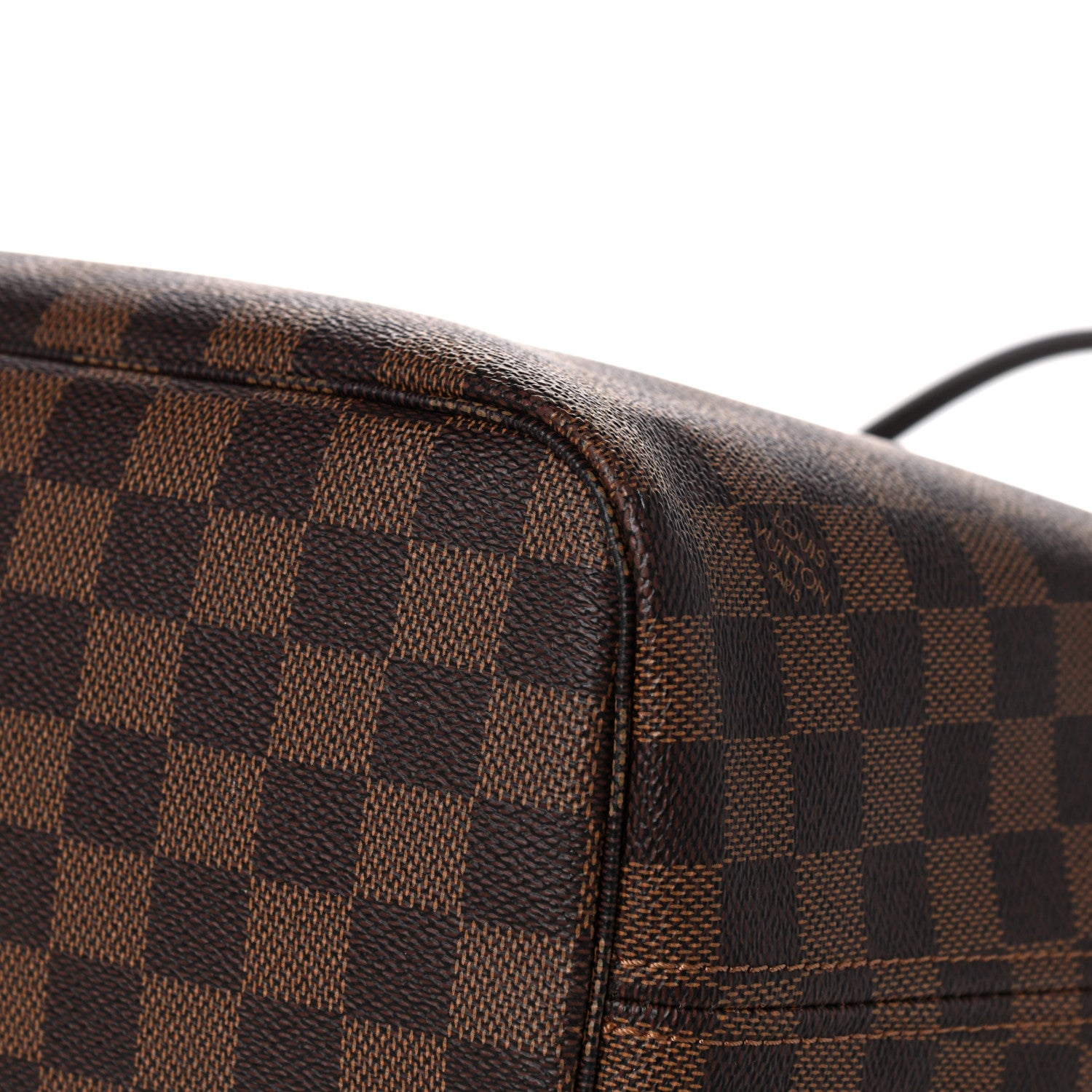 Louis Vuitton Damier Ebene Neo Neverfull MM Rose Ballerine 11 of 11