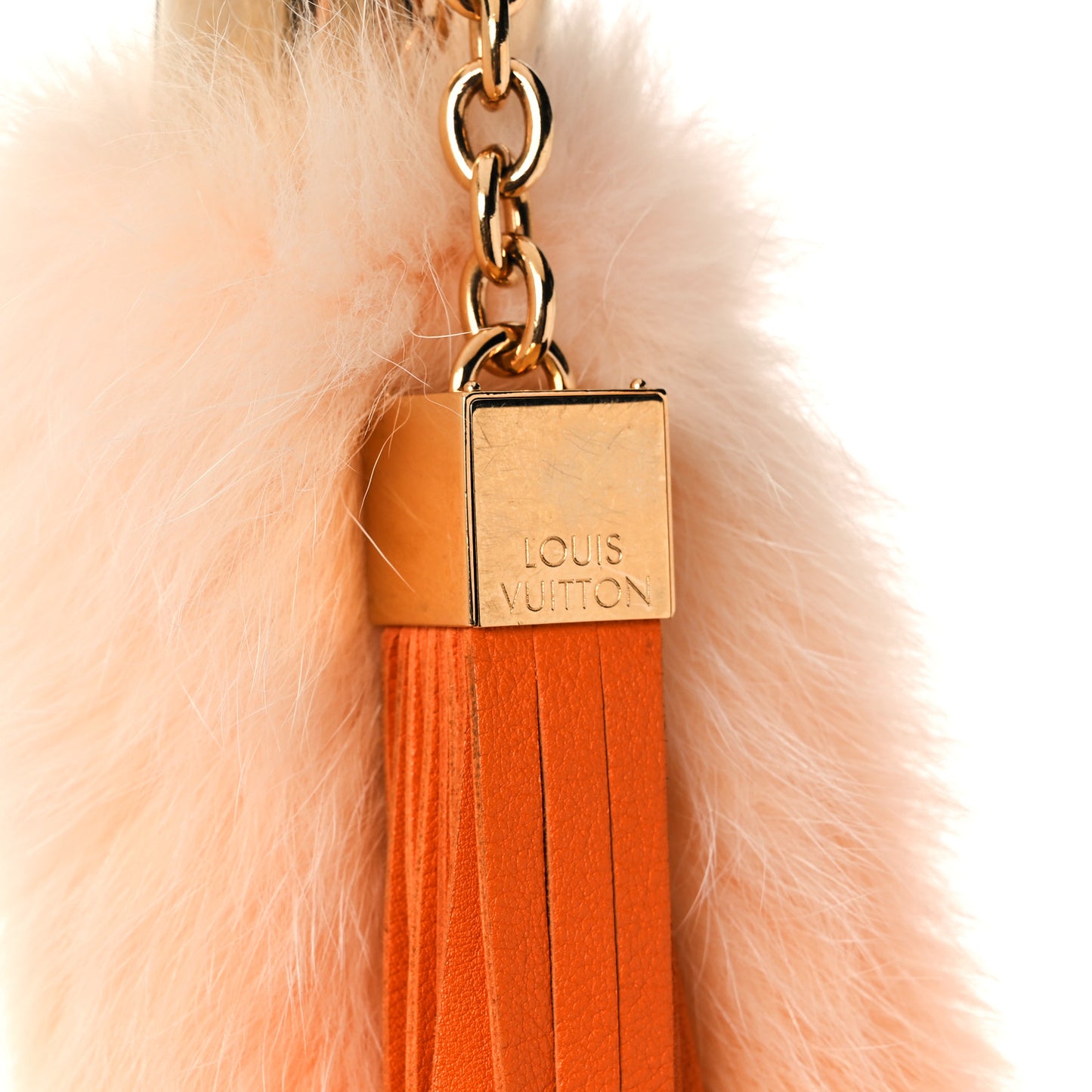 Fox Fur Foxy Bag Charm Orange
