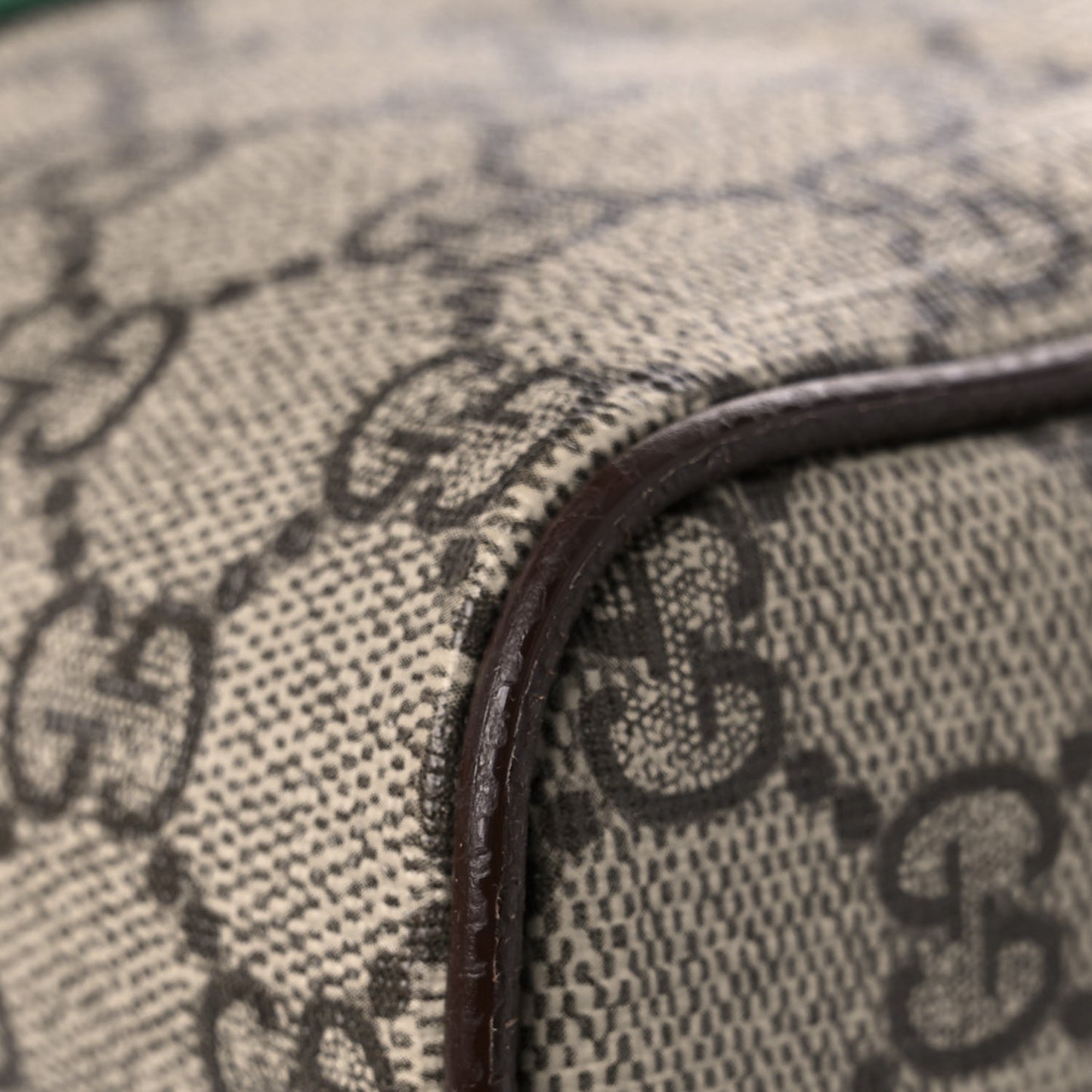 GG Supreme Monogram Web Small Ophidia Messenger Bag Brown