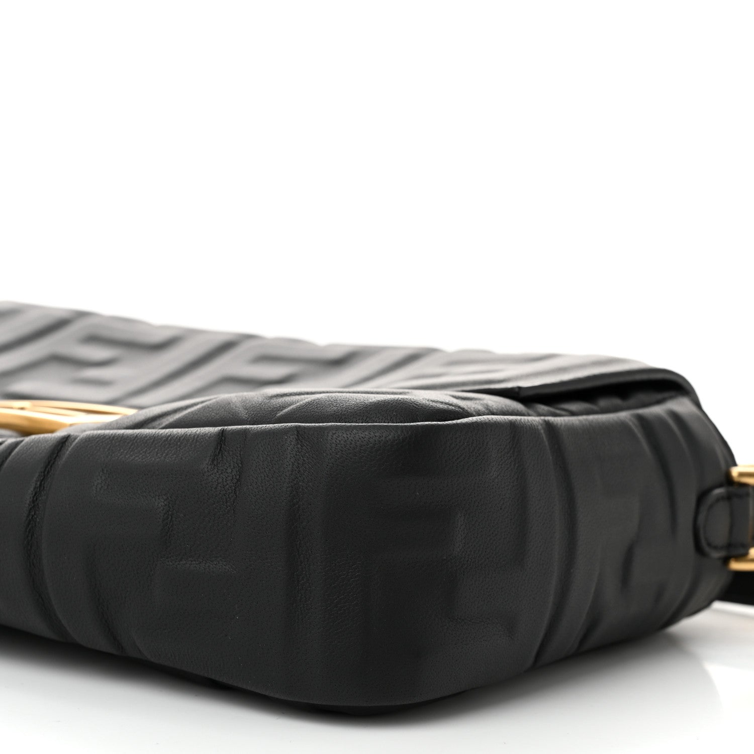 Fendi Nappa FF 1974 Embossed Baguette Black 10 of 11
