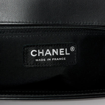 Chanel Calfskin Quilted New Medium Boy Flap So Black 6 of 11