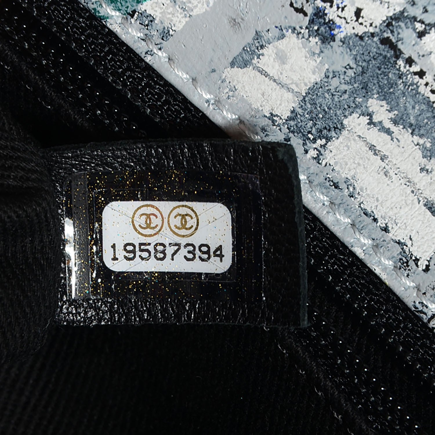 Chanel Calfskin Hand Painted Graffiti Flap Multicolor 8 of 9