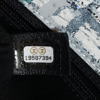Chanel Calfskin Hand Painted Graffiti Flap Multicolor 8 of 9