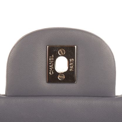 Chanel Lambskin Quilted Maxi Double Flap Purple 8 of 8