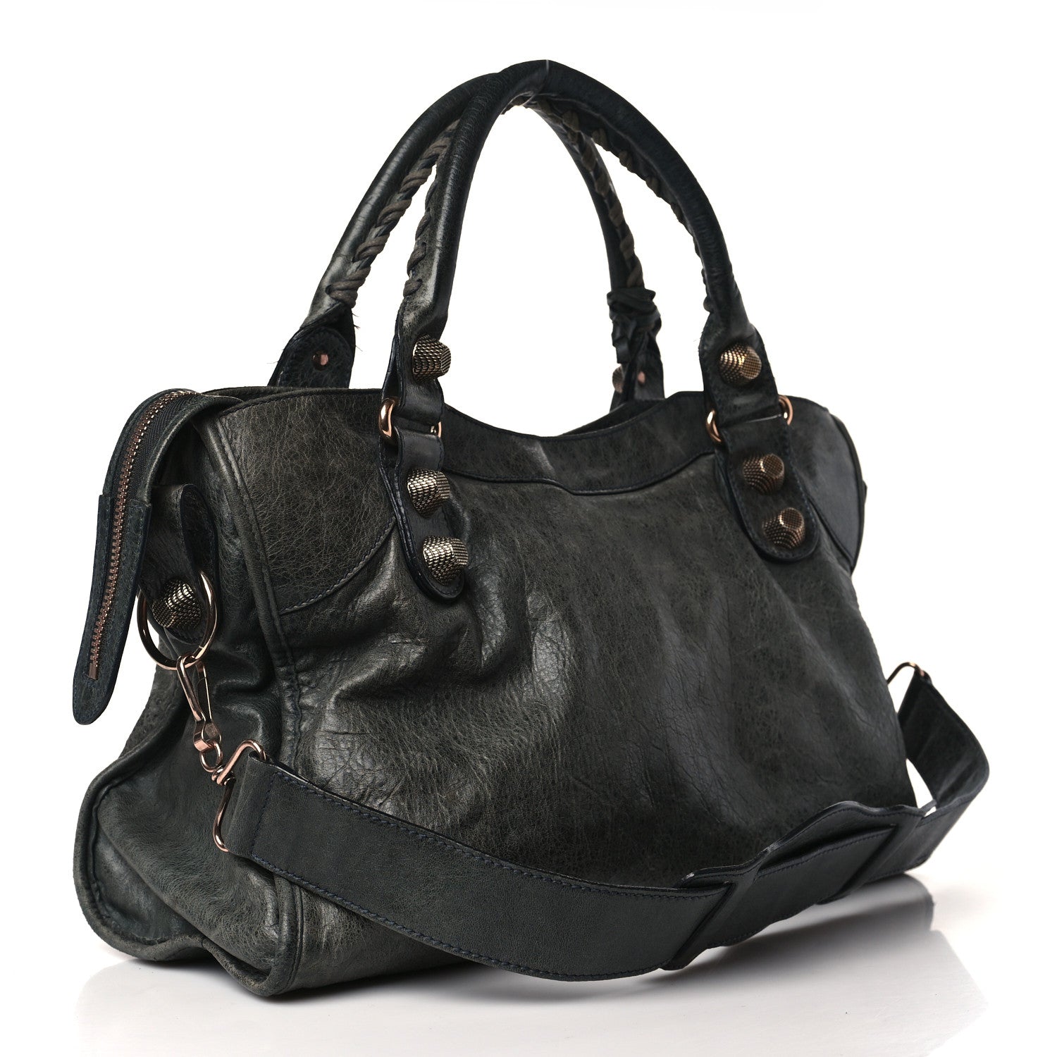 Balenciaga Agneau Giant 21 Rose Gold Hardware City Anthracite 3 of 9