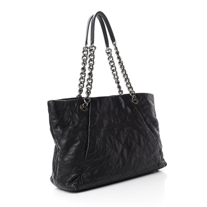 Chanel Lambskin Quilted Tote Black 3 of 12