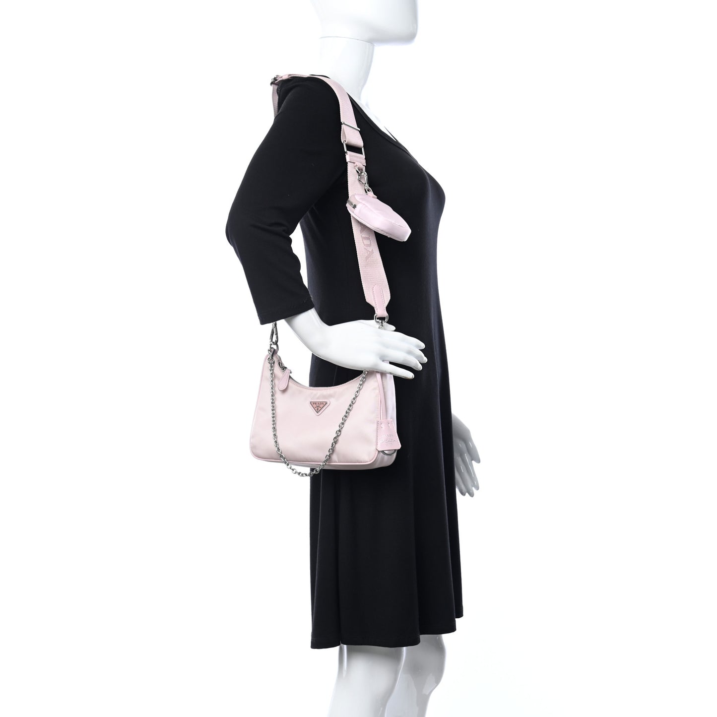 Nylon Re-Edition 2005 Shoulder Bag Alabastro