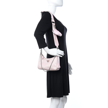 Prada Nylon Re-Edition 2005 Shoulder Bag Alabastro 2 of 9