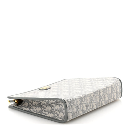 Christian Dior Oblique Medium 30 Montaigne Pouch Grey 4 of 9