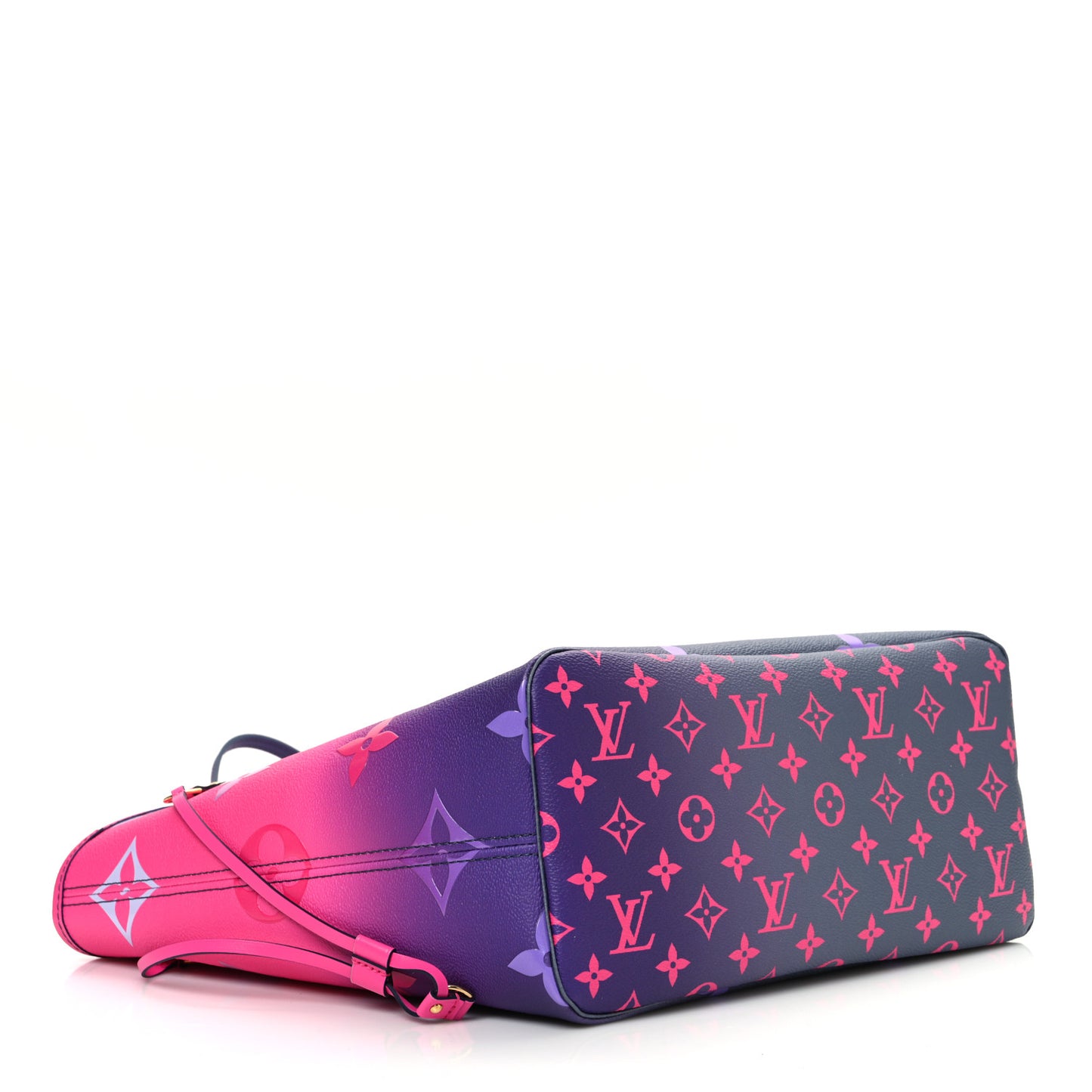 Monogram Giant Spring In The City Neverfull MM Midnight Fuchsia