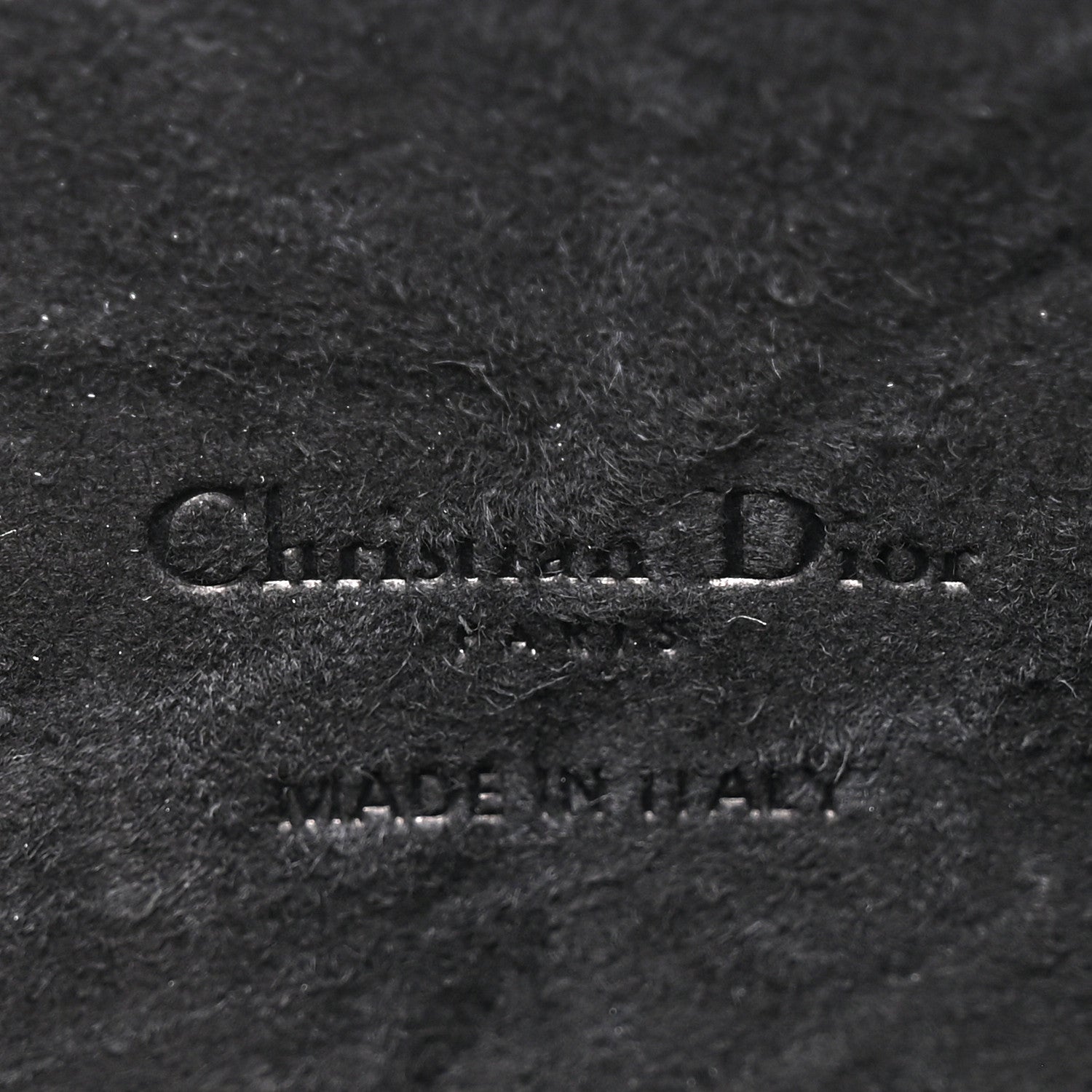 Christian Dior Grained Calfskin Caro Double Pouch Black 7 of 11