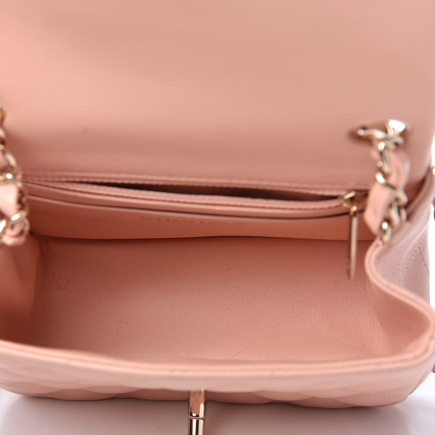 Chanel Lambskin Quilted Mini Square Flap Light Pink 5 of 11