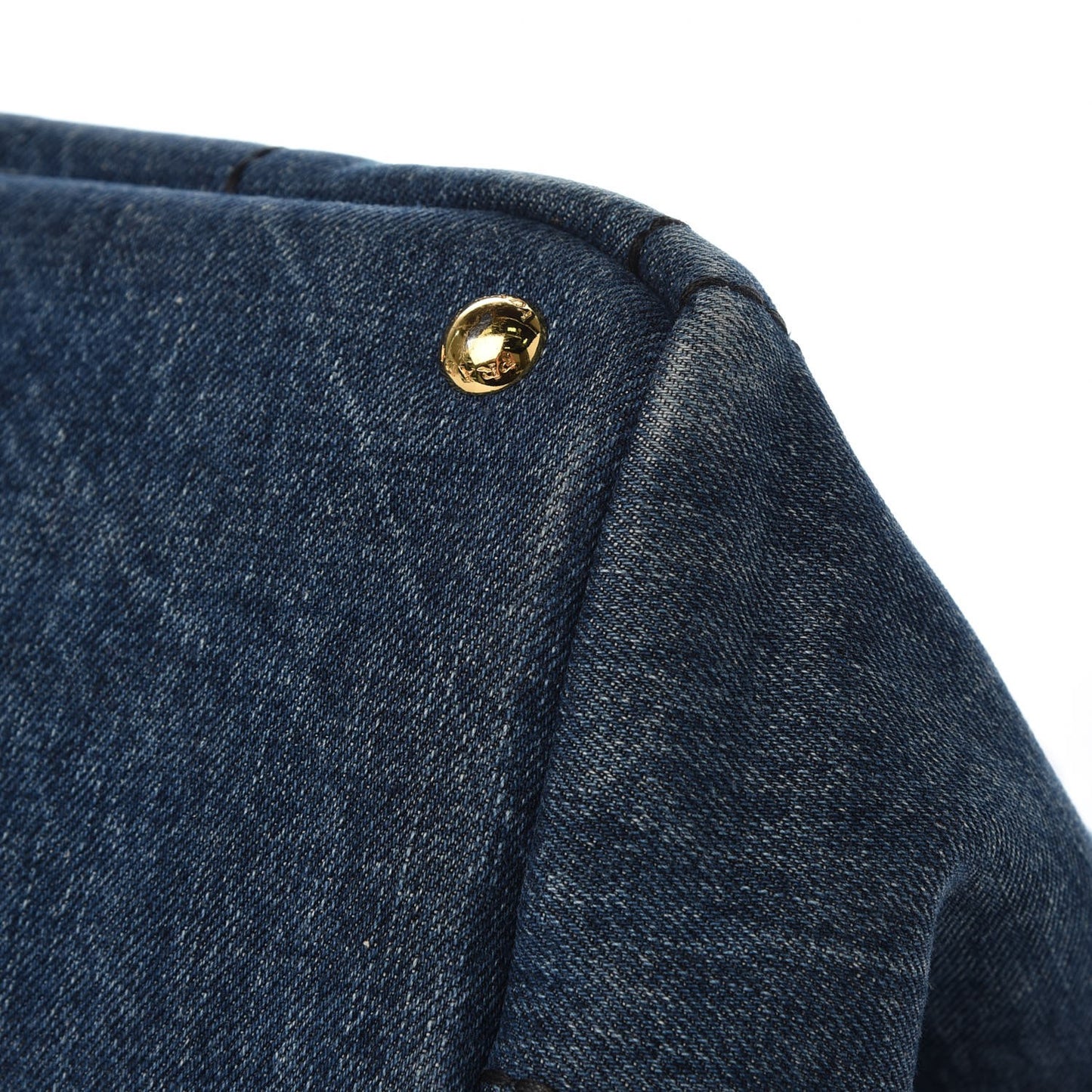 Denim Logo Tote