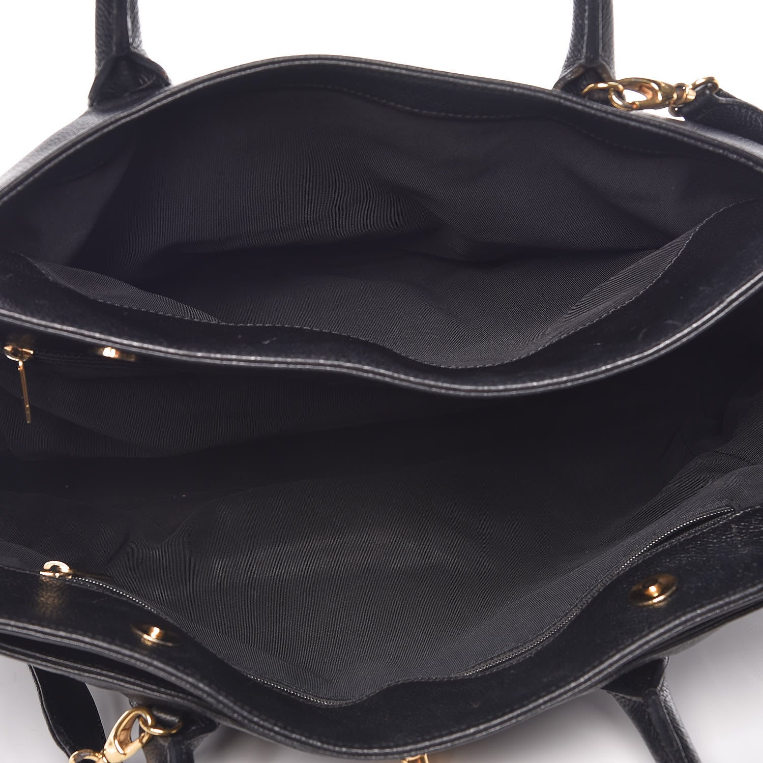 Chanel Calfskin Cerf Shopper Tote Black 8 of 10