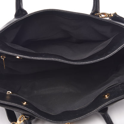 Chanel Calfskin Cerf Shopper Tote Black 8 of 10