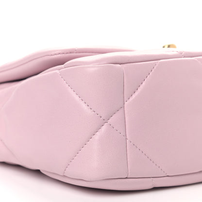 Chanel Lambskin Quilted Medium Chanel 19 Flap Light Pink 8 of 9
