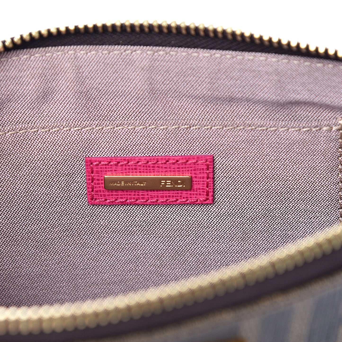 Zucca Spalmati Vitello Elite Pochette Tobacco Ciclamino