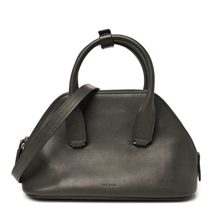 The Row Saddle Calfskin Mini Devon Bag Koala Grey 1 of 9