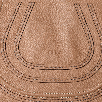 Chloe Calfskin Medium Marcie Round Zip Crossbody Bag Nut 10 of 10