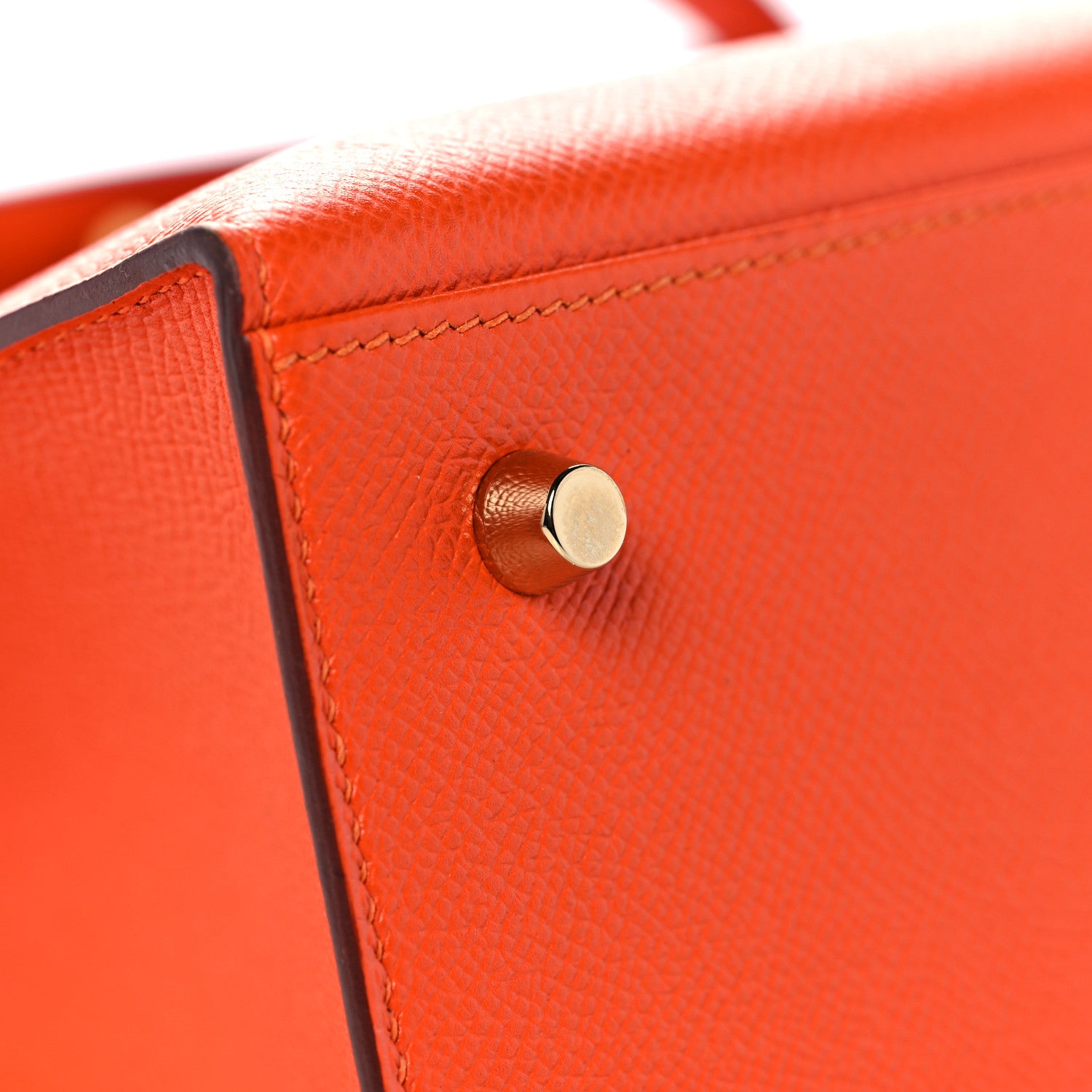 Hermes Epsom Kelly Sellier 28 Orange Poppy 8 of 42
