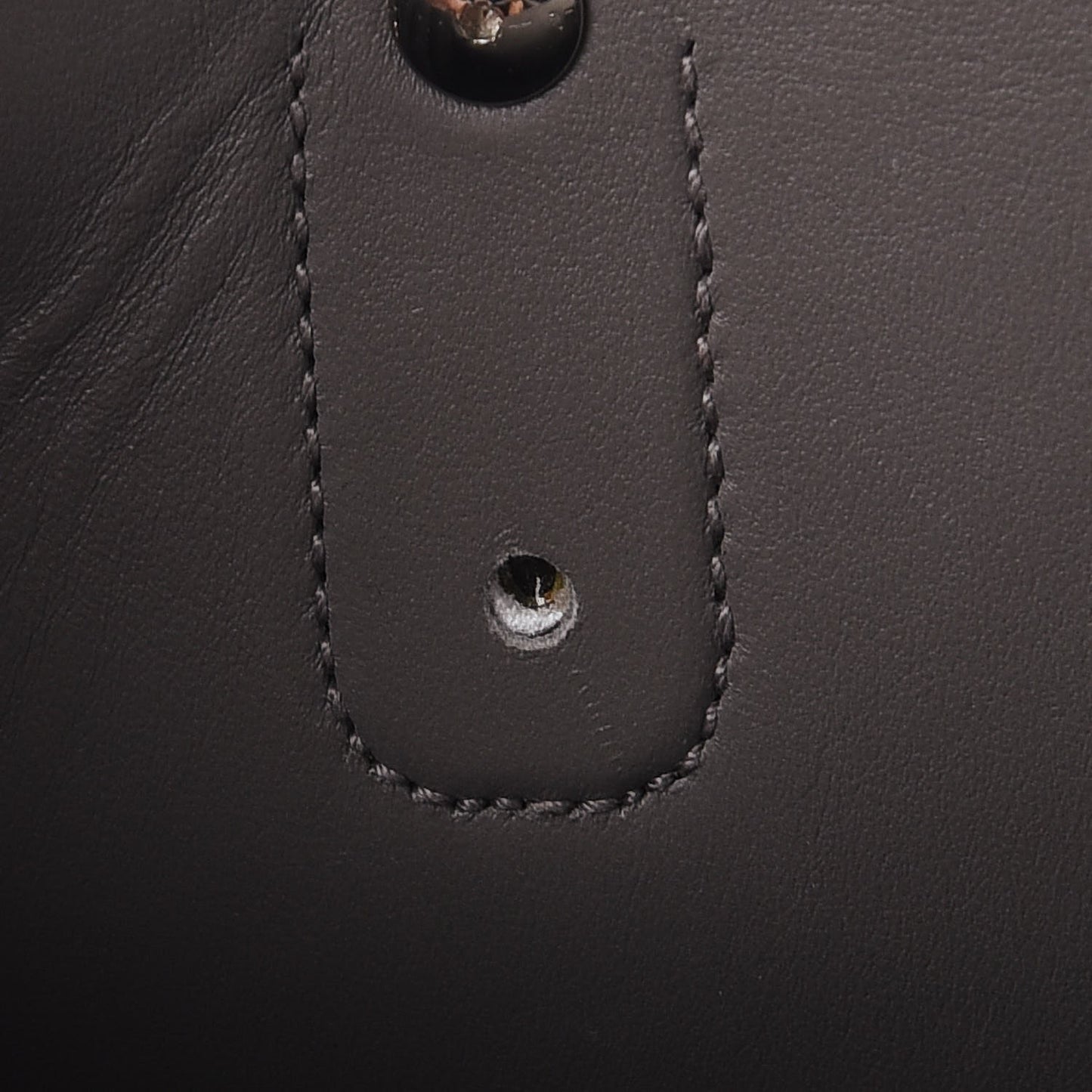 Grained Calfskin Nano Sac De Jour Fog