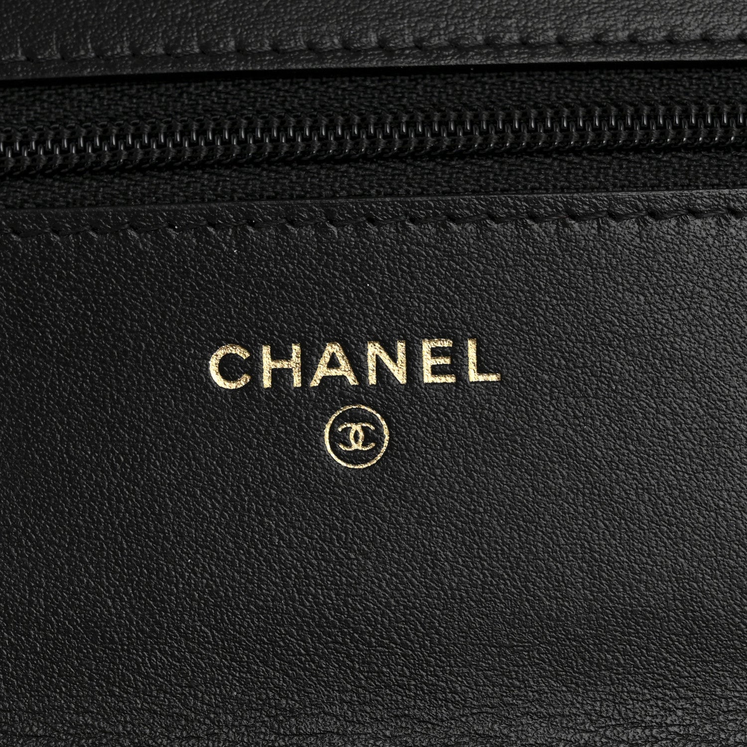 Chanel Goatskin Quilted Chanel 19 Wallet On Chain WOC Black 6 of 14