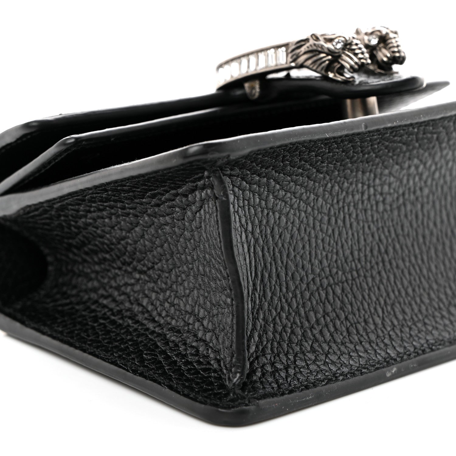 Gucci Dollar Calfskin Crystal Mini Dionysus Top Handle Bag Black Crystal 9 of 10