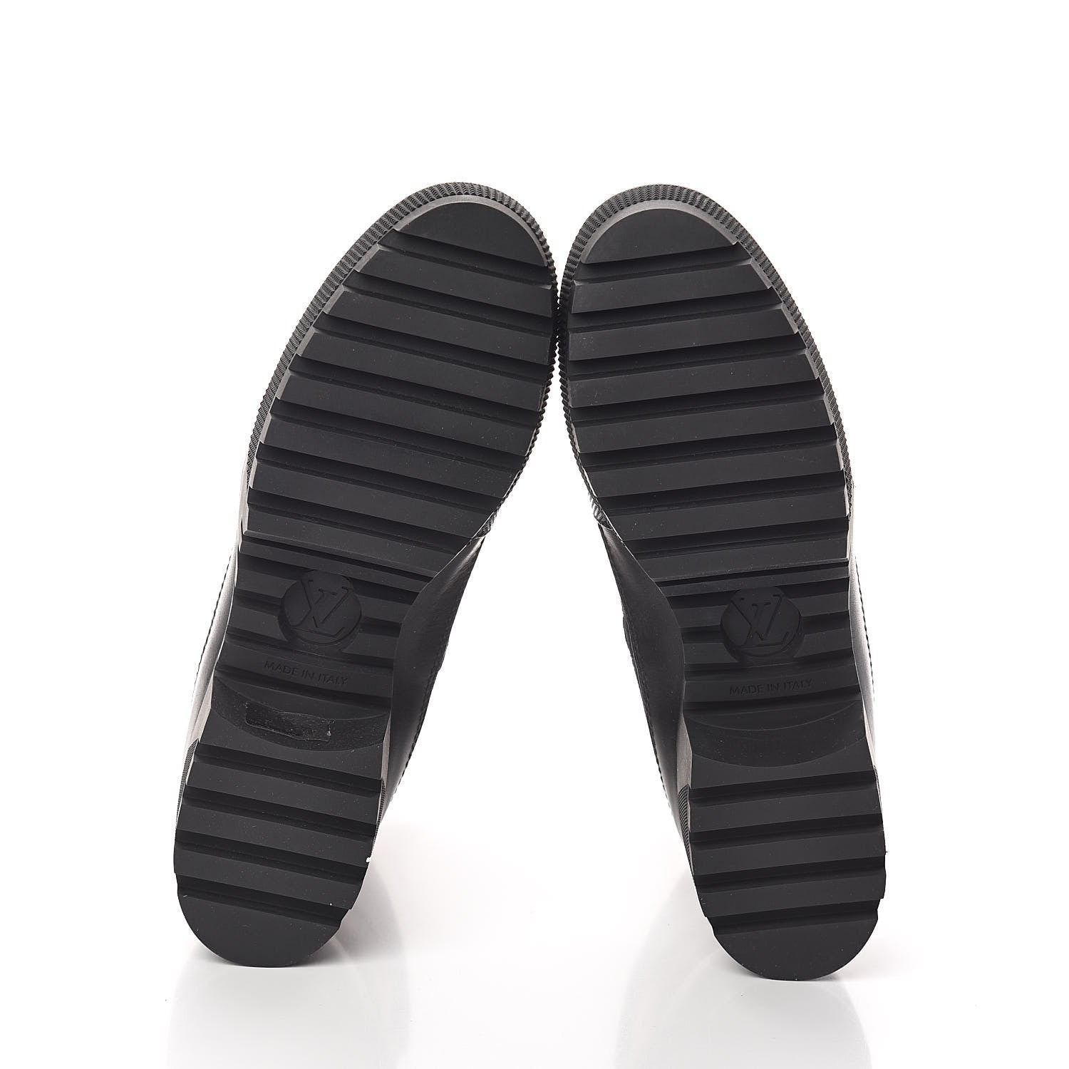 Louis Vuitton Suede Calfskin Catogram Laureate Platform Desert Boots 41 Black Marron 7 of 7
