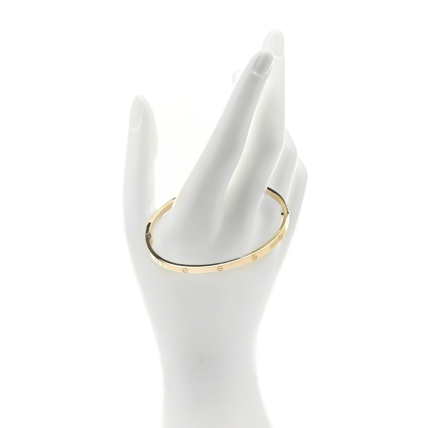 18K Yellow Gold Small LOVE Bracelet 19